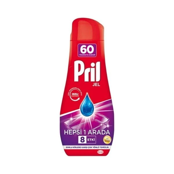 Pril Hepsi 1 Arada Jel Limon 60 Yıkama 1080 Ml