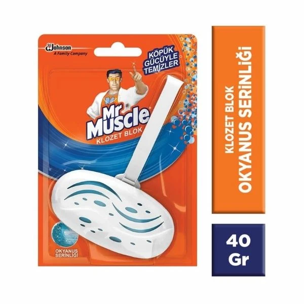 Mr Muscle Klozet Blok Okyanus Serinliği 40 Gr