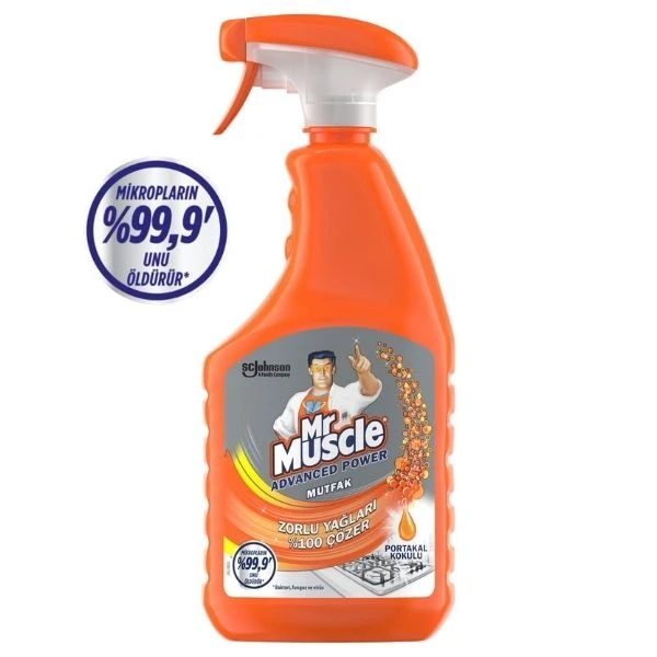 Mr Muscle Advanced Power Mutfak Temizleyici Portakal 750 Ml