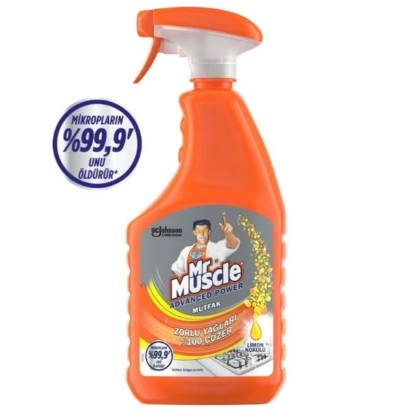 Mr Muscle Advanced Power Mutfak Temizleyici Limon 750 Ml