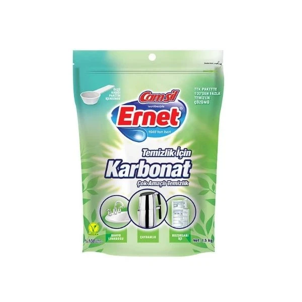 Ernet Temizlik İçin Karbonat 1,5 Kg