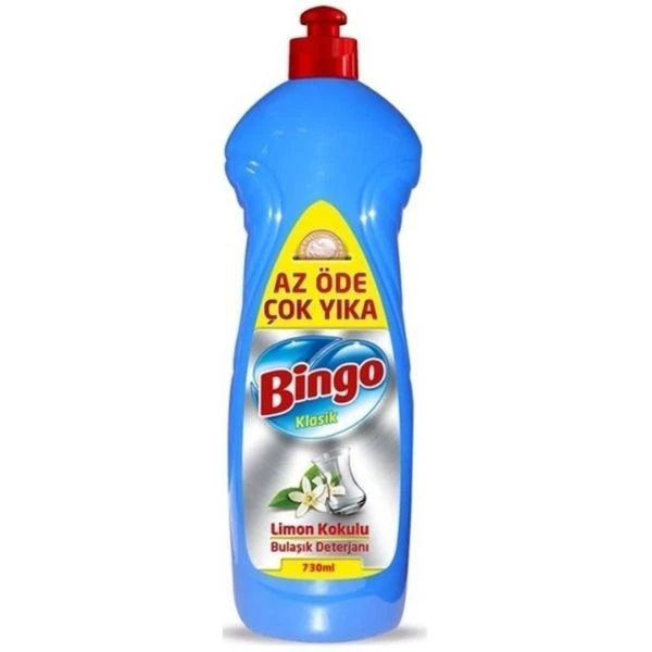 Bingo Dinamik Bulaşık Deterjanı Limon 730 Ml