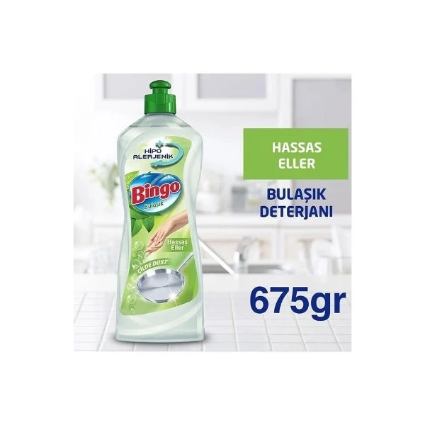 Bingo Elde Bulaşık Hassas Eller 675 Gr Ekonomi Paketi