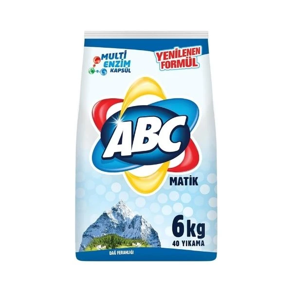 Abc Matik Çamaşır Deterjanı Dağ Esintisi 6 Kg