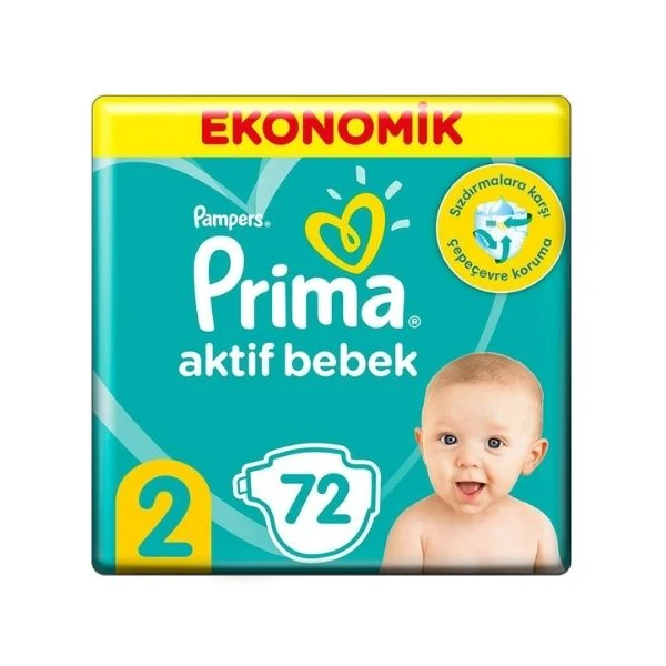 Prima Bebek Bezi No:2 72'li