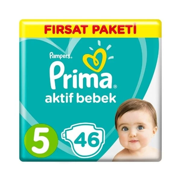 Prima Bez Aktif Bebek Fırsat Paketi Junior 5 Beden 46'lı