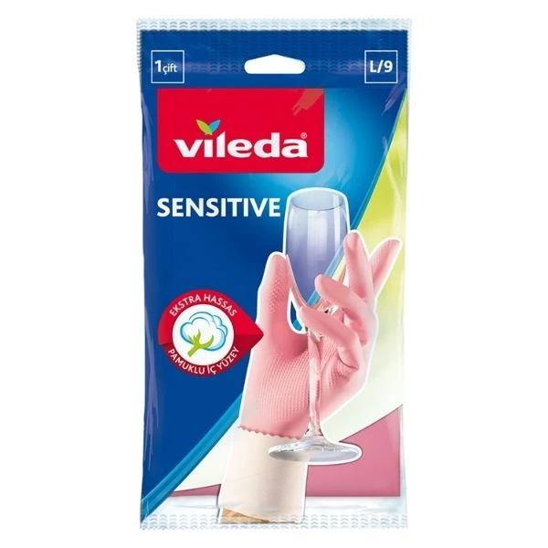 Vileda Sensitive Büyük Boy Bulaşık Eldiveni