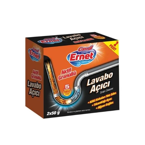 Ernet Lavabo Açıcı 2x50 Gr