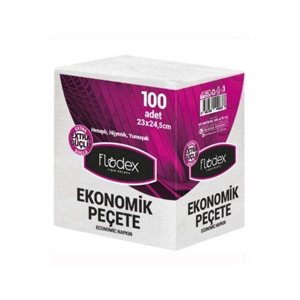 Flodex Ekonomik Peçete 23x24,5 Cm 100'lü