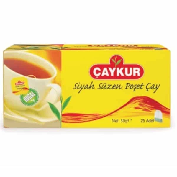 Çaykur Siyah Süzen Çay 25 Adet