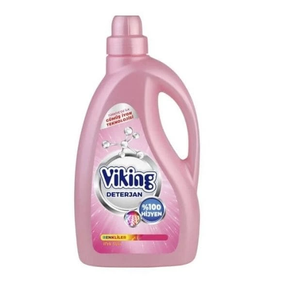 Viking Sıvı Çamaşır Deterjanı Renkliler 2700 Ml