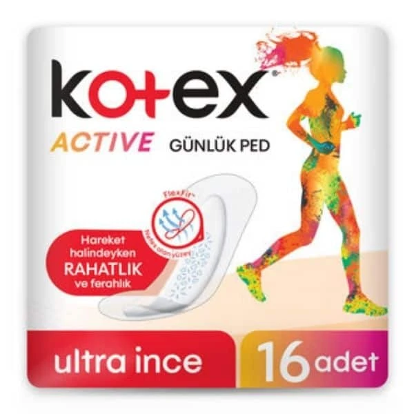 Kotex Active Günlük Ped 16'lı