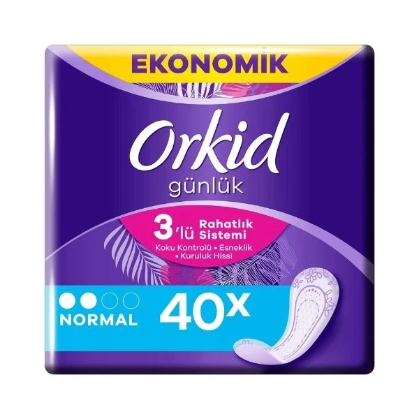 Orkid Ekonomik Normal Günlük Ped 40'lı