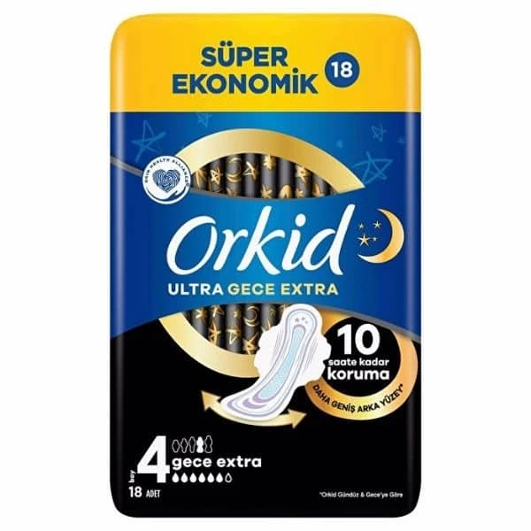 Orkid Ultra Gece Extra 16 Adet