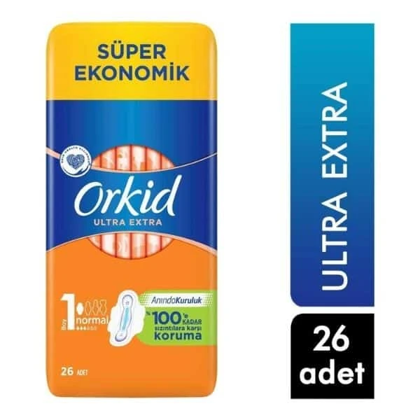 Orkid Ultra Extra Normal Hijyenik Ped  26'lı