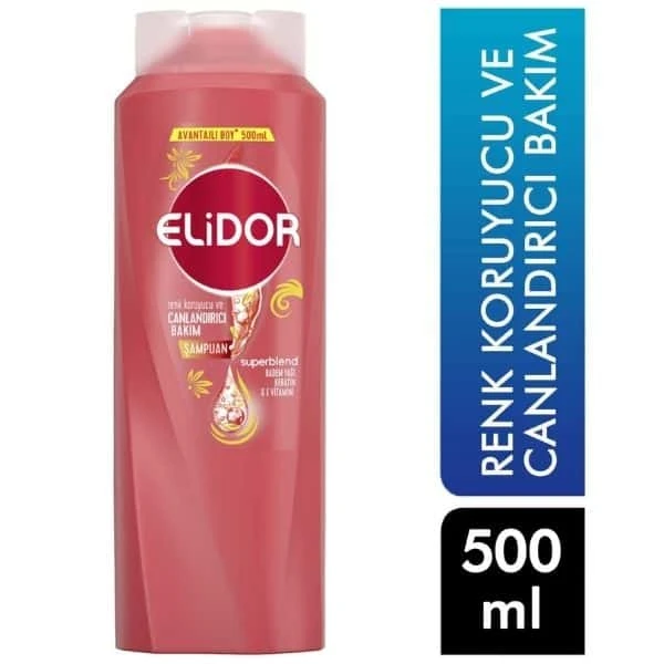 Elidor Renk Koruyucu 500 Ml Şampuan