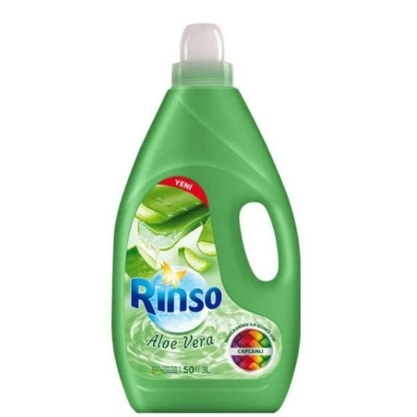 Rinso Sıvı Deterjan Aloe Vera Renkliler 3 Lt