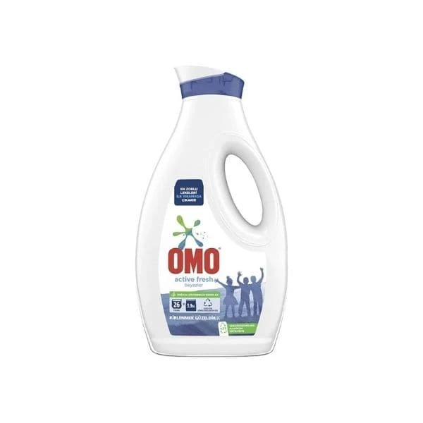 Omo Sıvı Active Fresh Beyaz 26 Yıkama 1690 Ml