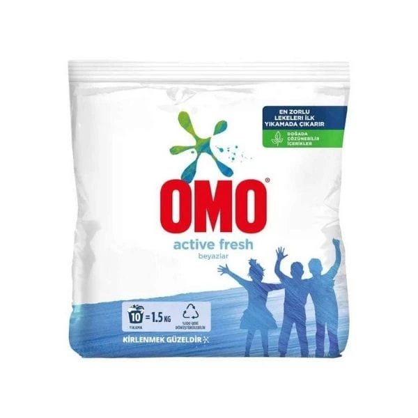 Omo Active Fresh Toz Deterjan 1,5 Kg