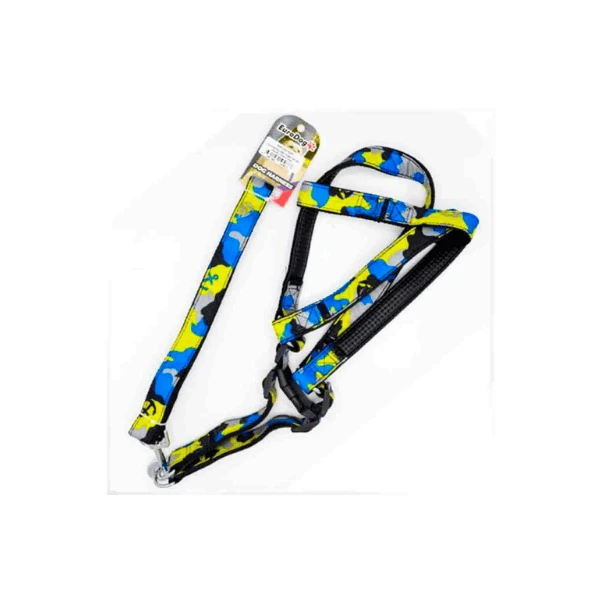 Eurodog Köpek Uzatma-gögüs Tasması 25 Mm 120 Cm Sarı Kamuflaj