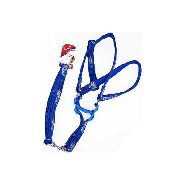 Eurodog Köpek Uzatma-gögüs Tasması 25 Mm 120 Cm Mavi