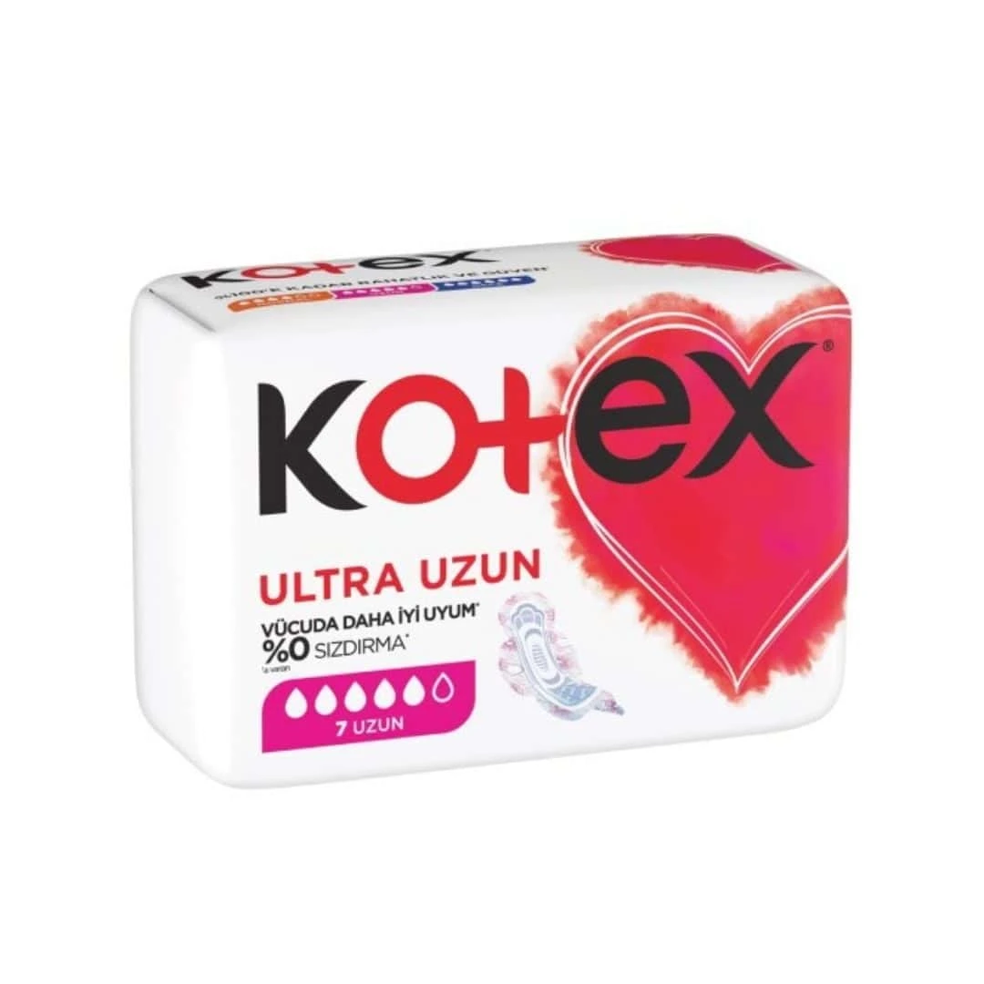 Kotex Ultra Uzun Hijyenik Ped 7'li Paket