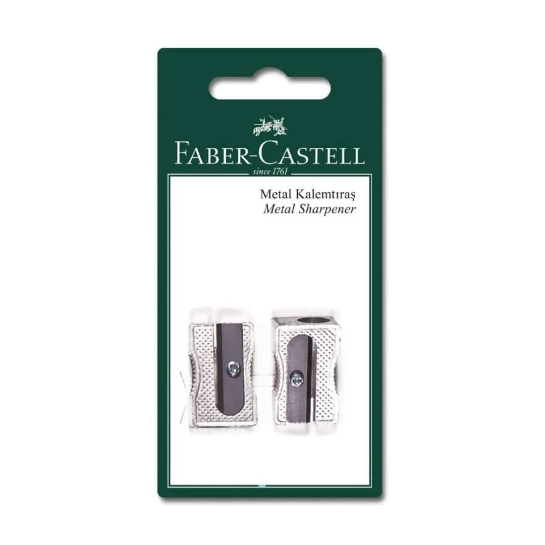 Faber Castell Metal Kalemtraş 2'li
