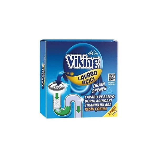 Viking Lavabo Açıcı 2x50 Gr