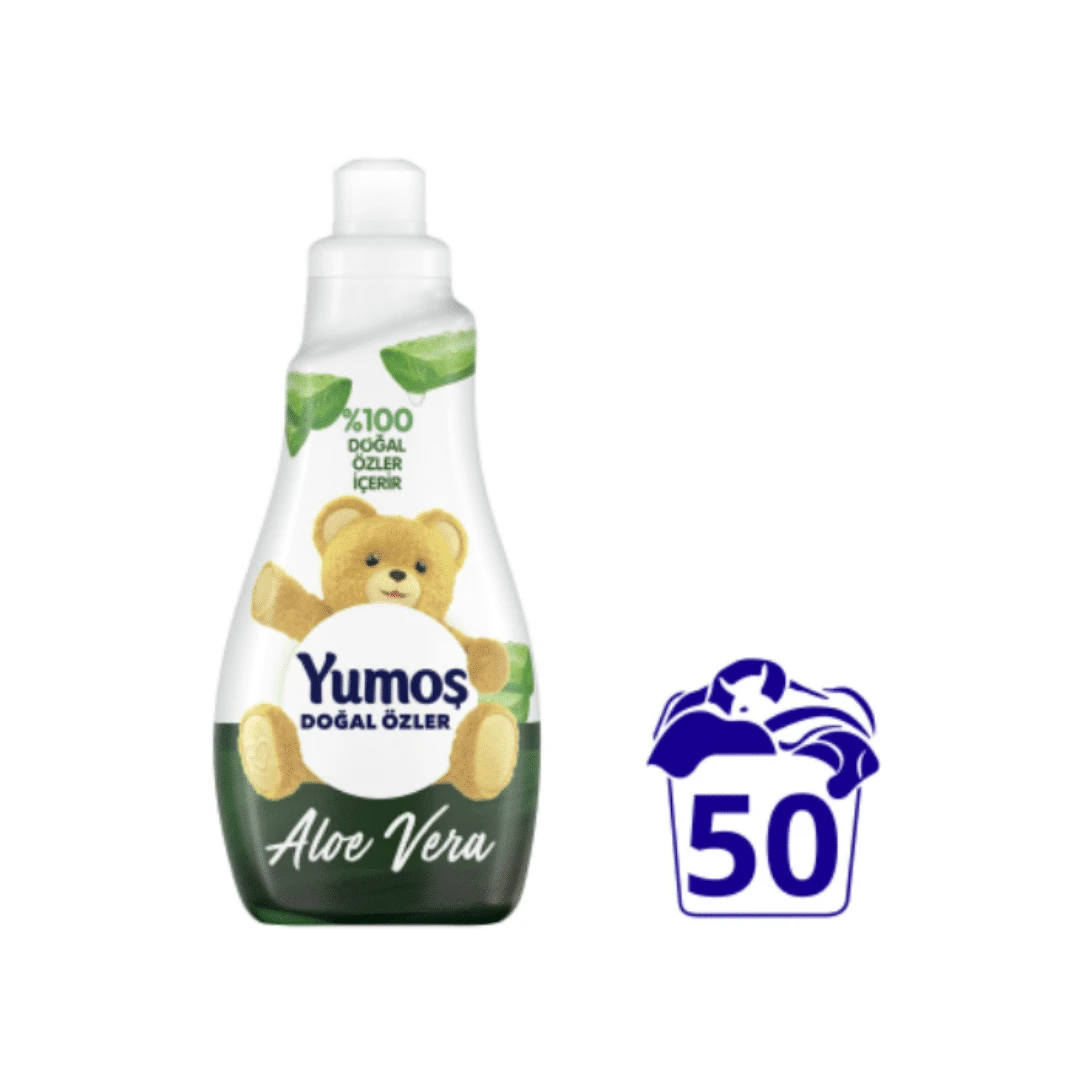 1200 Ml Yumoş Extra Doğal Özler Konsantre Çamaşır Yumuşatıcısı Aloe Vera