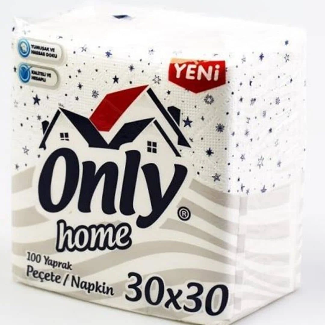 Only Home Servis Peçetesi 30x30 Cm