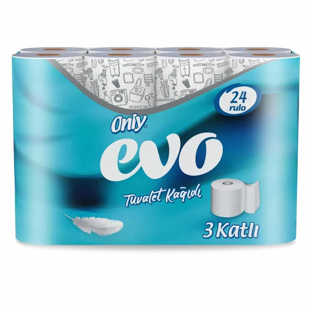 Only Evo Beyond 3 Katlı Tuvalet Kağıdı 24'lü Paket