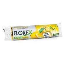 Florex Büzgülü Limon Kokulu Büyük Boy Çöp Poşeti 65x70 Cm