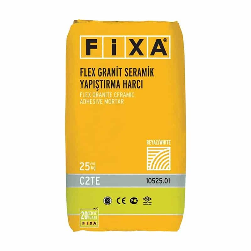 Fixa Flex Granit Seramik Yapıştırma Harcı Gri 25 Kg