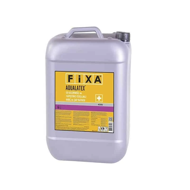 Fixa Aqualatex Su Geçirimsiz Ve Yapıştırıcı Özellikli Harç Ve Şap Katkısı 6 Kg