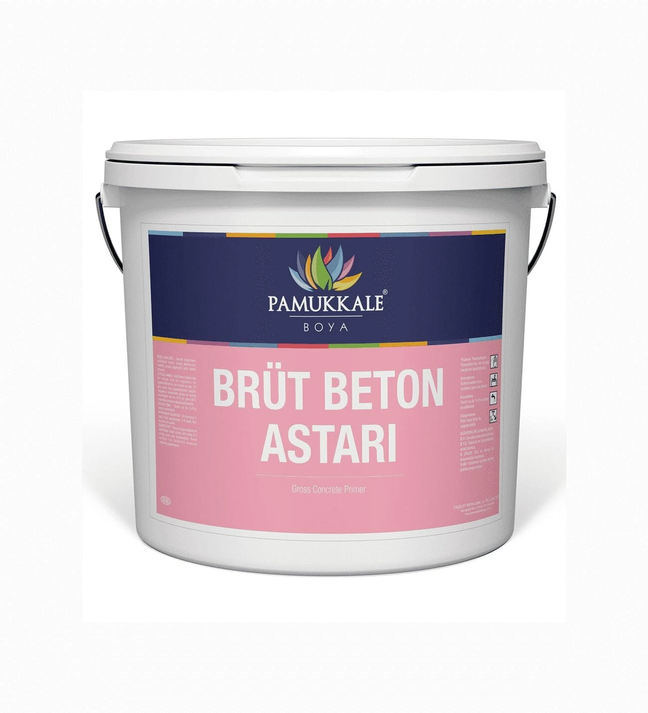 12 Kg Pamukkale Brüt Beton Astarı Kırmızı