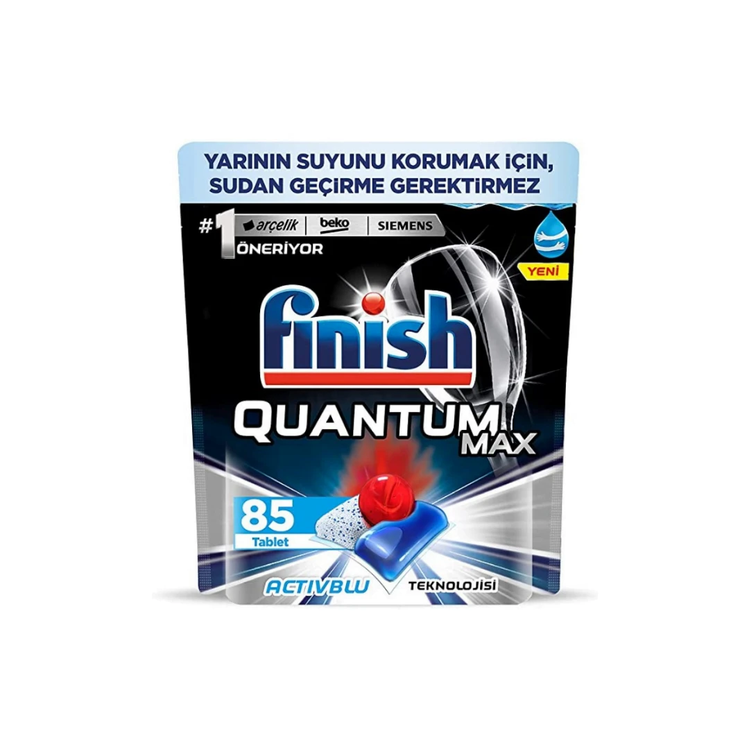 85'li Finish Quantum Max Bulaşık Makinesi Deterjanı