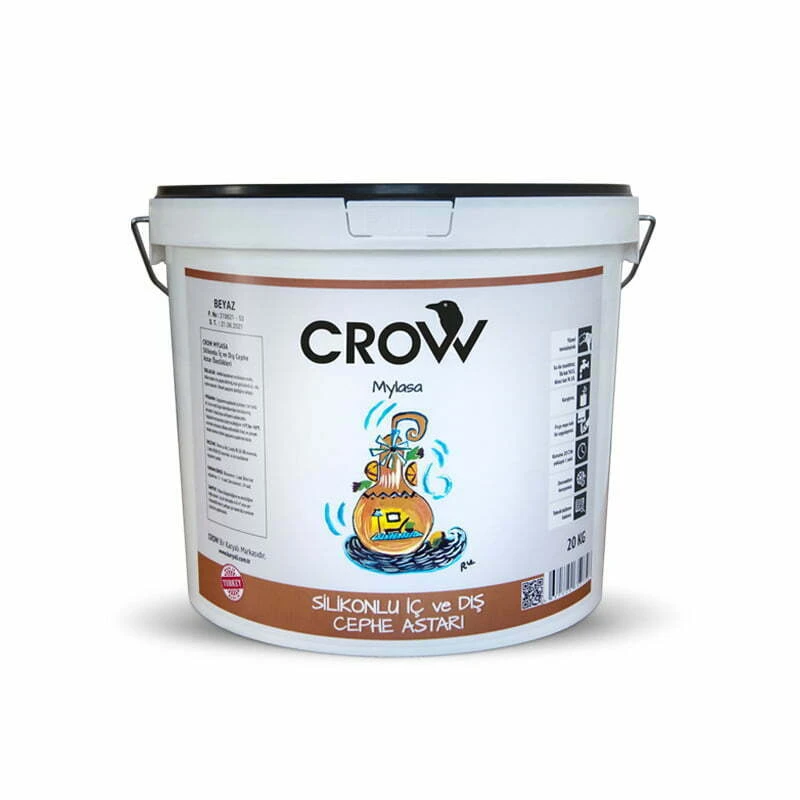 Crow Mylasa Silikonlu İç Ve Dış Cephe Astarı 20 Kg