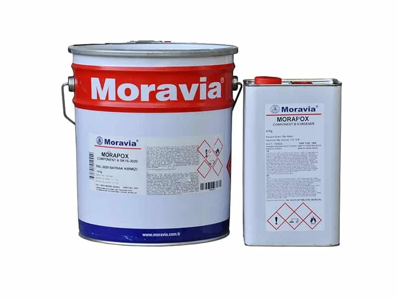 20 Kg Moravia Morapox Epoksi Son Kat Boya Ral 9010 Beyaz