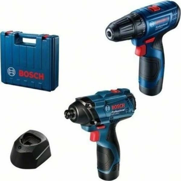 Bosch Gsr 120-li Akülü Vidalama + Gdr 120-li Akülü Somun Sıkma 2'li