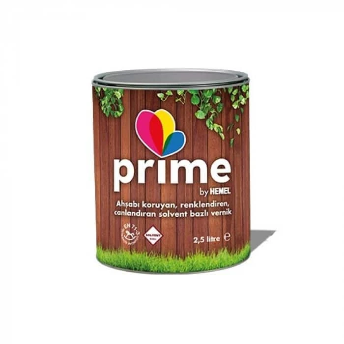 Hemel Prime Solvent Bazlı Vernik Burma - 2.5lt