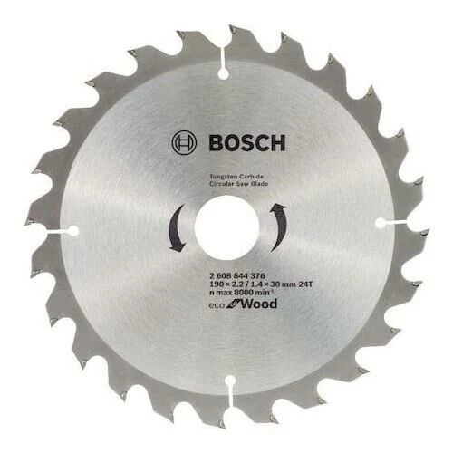 Bosch Eco Ahşap İçin Daire Testere 190x30mm 24 Diş