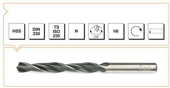 Mte Silindirik Saplı Metal Matkap Ucu 8.5mm