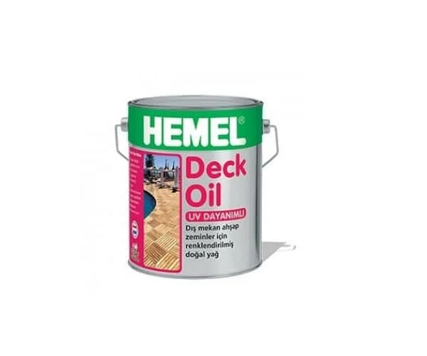 Hemel Deck Oil - Deck Yağı 2.5lt Lightoak