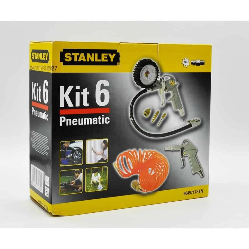 Stanley Kit 6 Havalı Kompresör Aksesuar Seti - 6 Parça