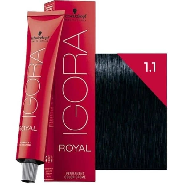 Schwarzkopf Igora Royal Saç Boyası 1.1 Siyah Sandre 60 Ml