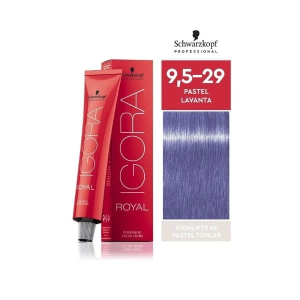 Igora Royal 9,5-29 Pastel Lavanta Saç Boyası 60 Ml