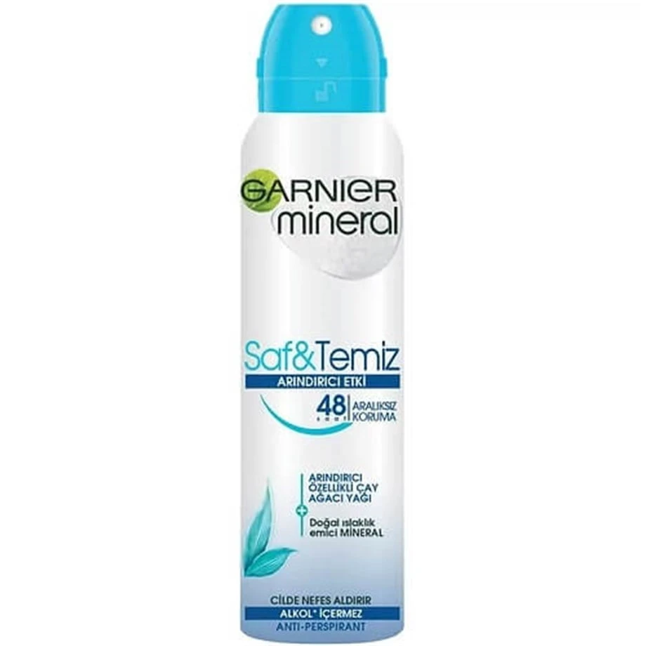 Garnier Anti - Perspirant Kadın Deodorant - Saf & Temiz 150 Ml