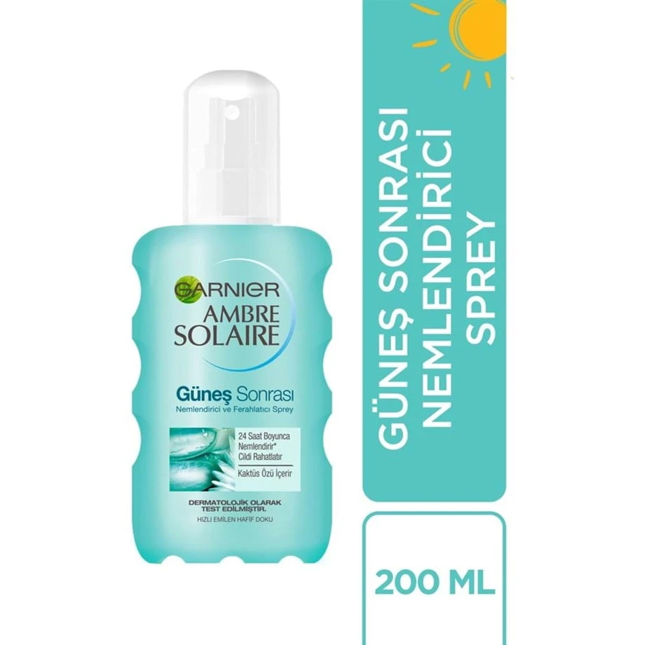 Garnier Güneş Sonrası Nemlendirici & Ferahlatıcı Sprey 200 Ml