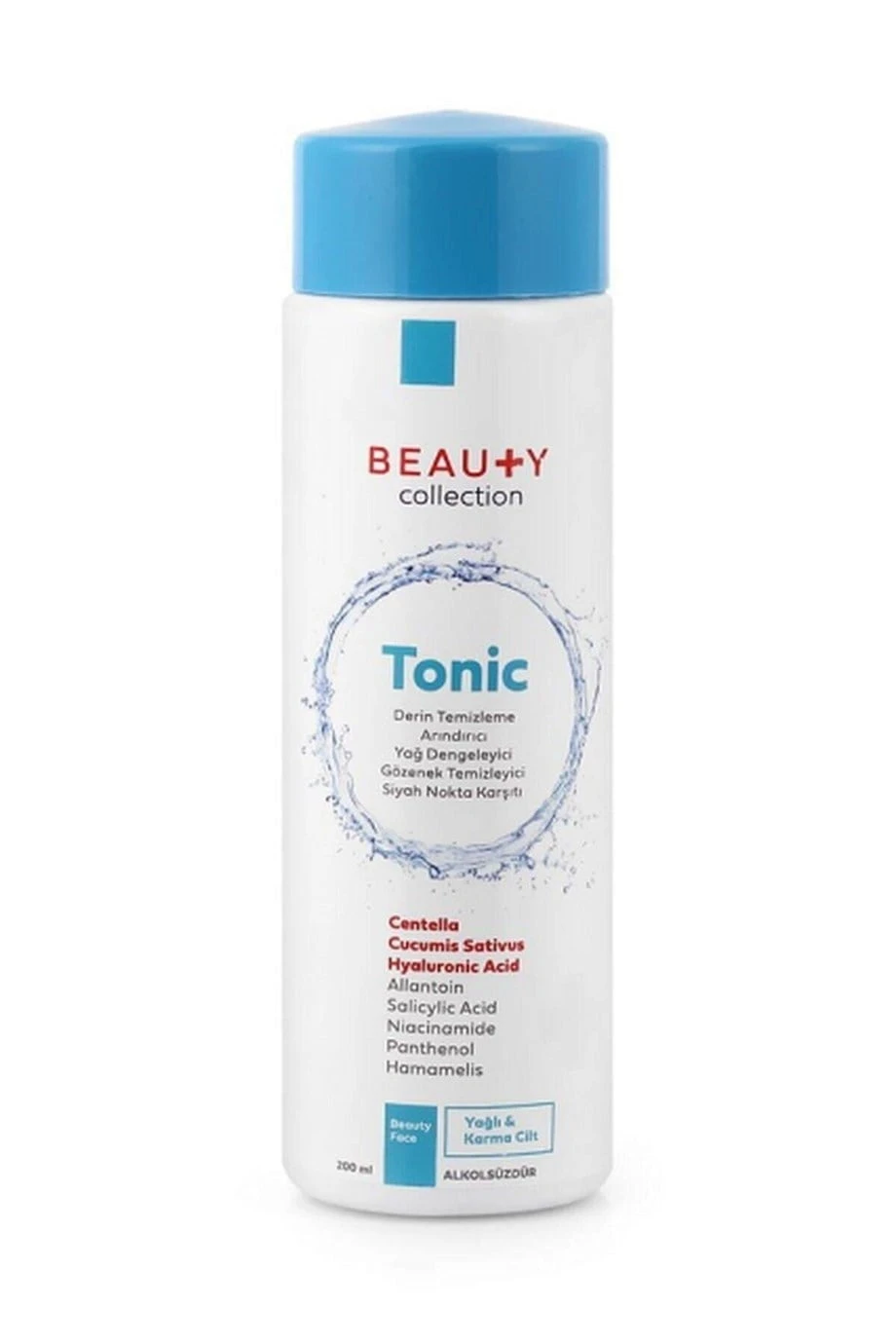 Beauty Collection Yağlı Ve Karma Ciltler Için Temizleyici Tonik 200 Ml