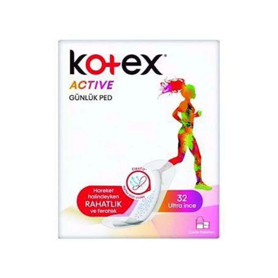 Kotex Active Günlük İnce Ped 32li